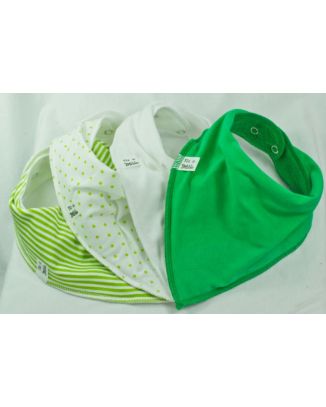 Green on Me 2 4 pack Bandana Bibs