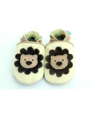 Leather baby shoes lion 