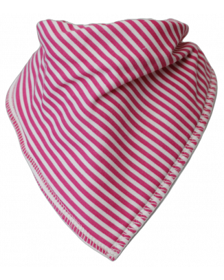 **NEW** Raspberry Ripple Single Bandana Bib