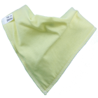 pale yellow bandana bib